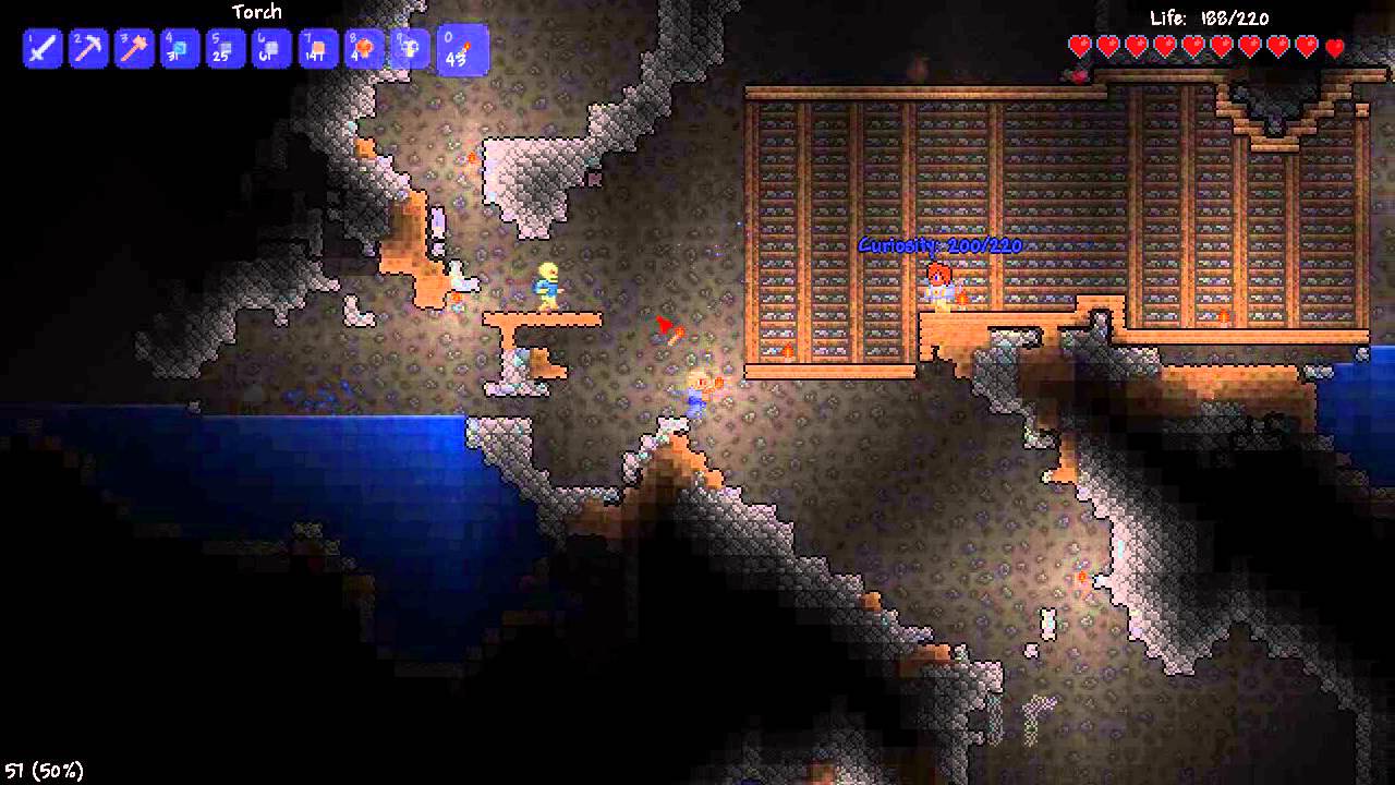 *RAW* Terraria Ep. 4 LAVA! YouTube