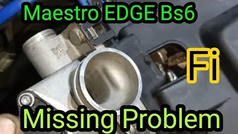 Maestro EDGE Bs6 Fi Missing Problem || #youtube #shad #starting