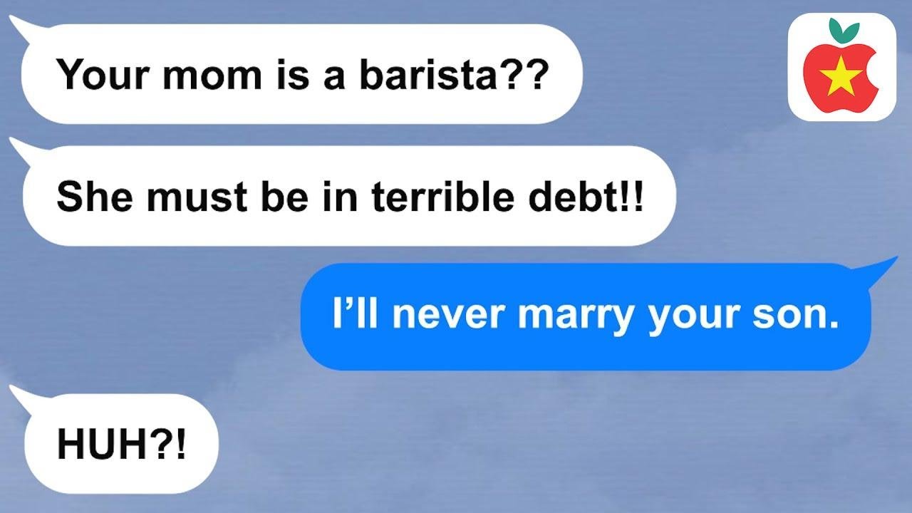 【Apple】Future MIL harasses my mom at her coffee shop for no reason at all.