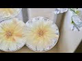 How to Make Gorgeous 3D Flower Resin Coasters