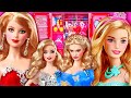 Barbie Doll Dress Up 💕 Mini Makeup 💕Miniature Dollhouse