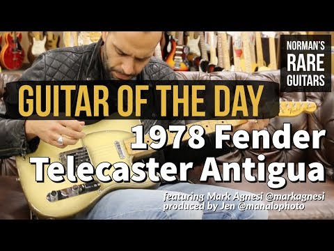 Guitar of the Day: 1978 Fender Telecaster Antigua | Norman's Rare Guitars