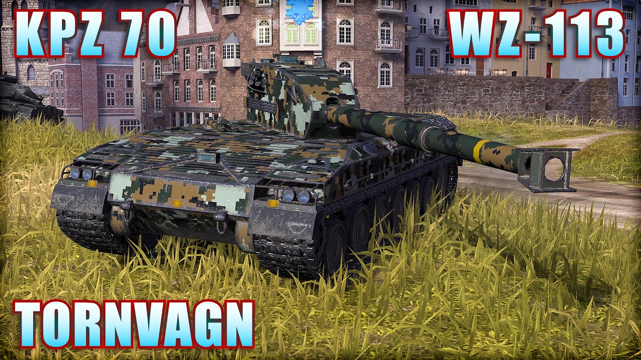 TORNVAGN ● KPZ 70 ● WZ-113 | World of Tanks Blitz Replays