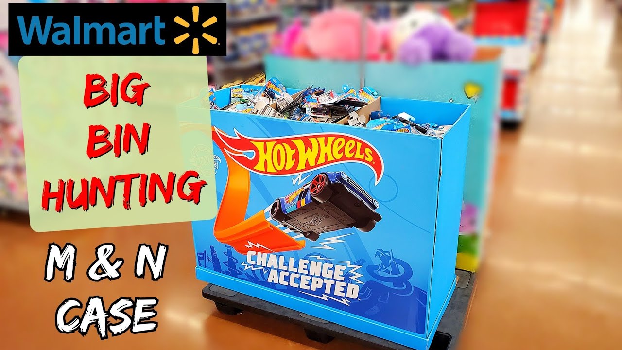 Hot Wheels Big Dump Bin Hunting M & N Cases Walmart YouTube