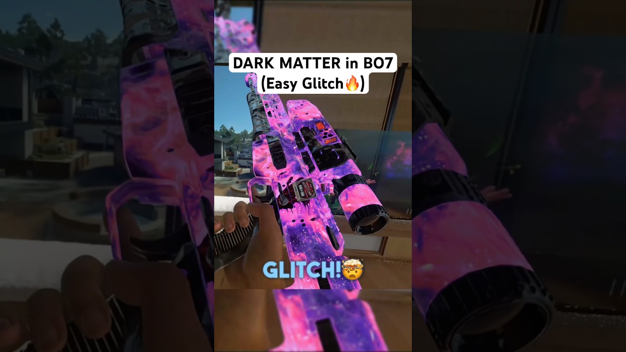 Простой баг с камуфляжем «Темная материя» в BO7 (смотрите закрепленное видео) 🤯🔥 