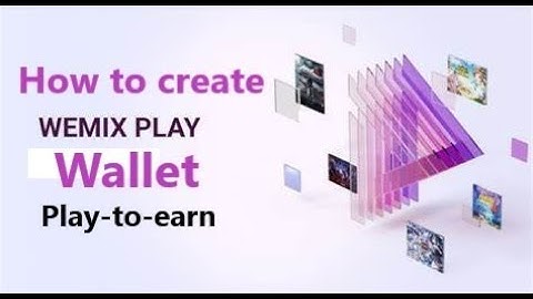 Create play wallet | How to make wemix wallet, quick and easy