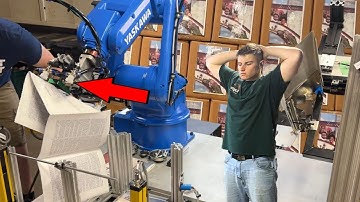 How to NOT Program a Robot to Assemble Booklets