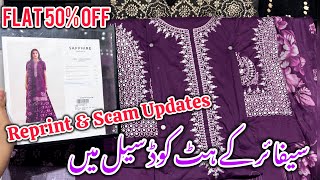 Sapphire Flat 50% Off Sale New Lawn Collection On Hit Codes 2026