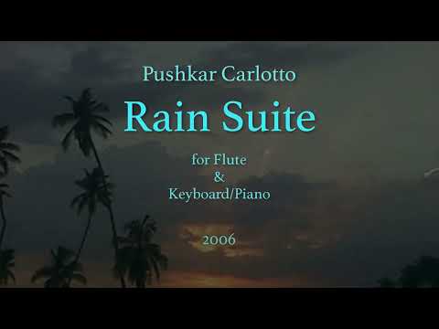 Flute music - New Music, "Rain Suite" w/piano/keyboard