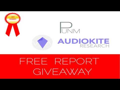 Audiokite Giveaway: Get a Free Report on us!