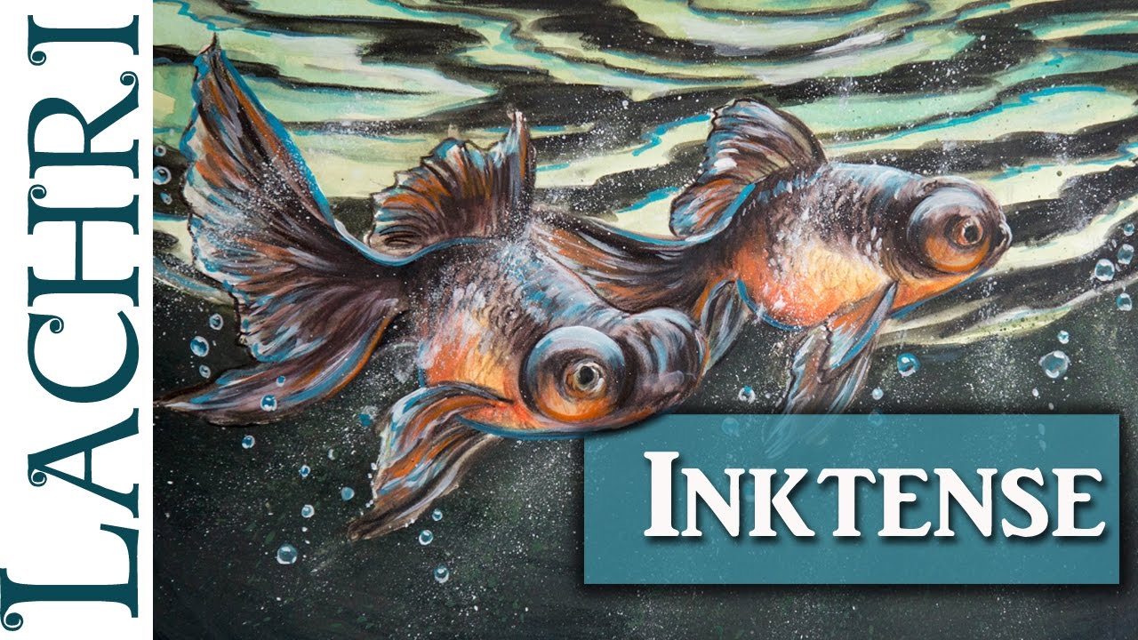 How to obtain delicate colours with Inktense Pencils 