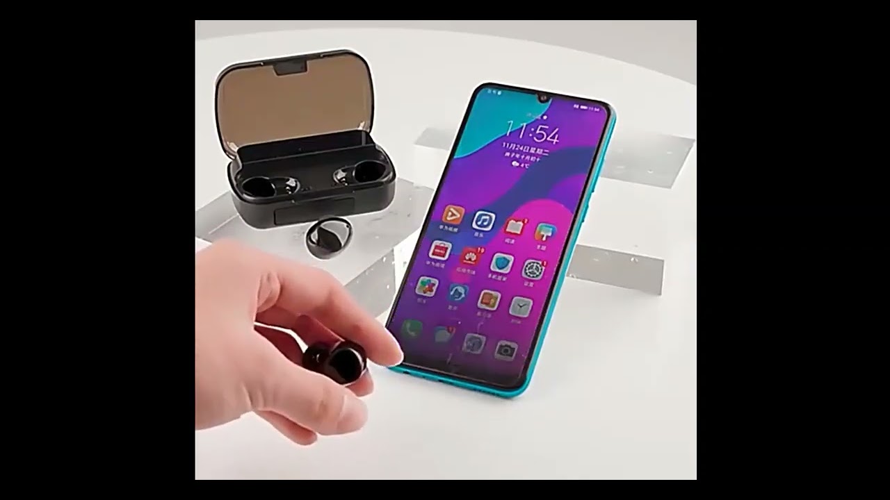 Wireless Earphone Earbuds With 2000mah Power Bank Gaming Sport Touch Control Headset With Mic