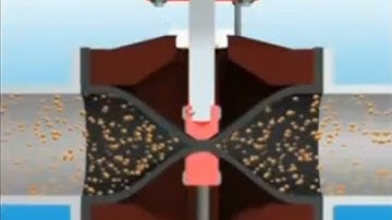 Diaphragm valve working animation | Control valve | Fluid mechanics