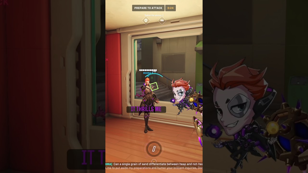 Sigma and Moira interaction - Overwatch 2
