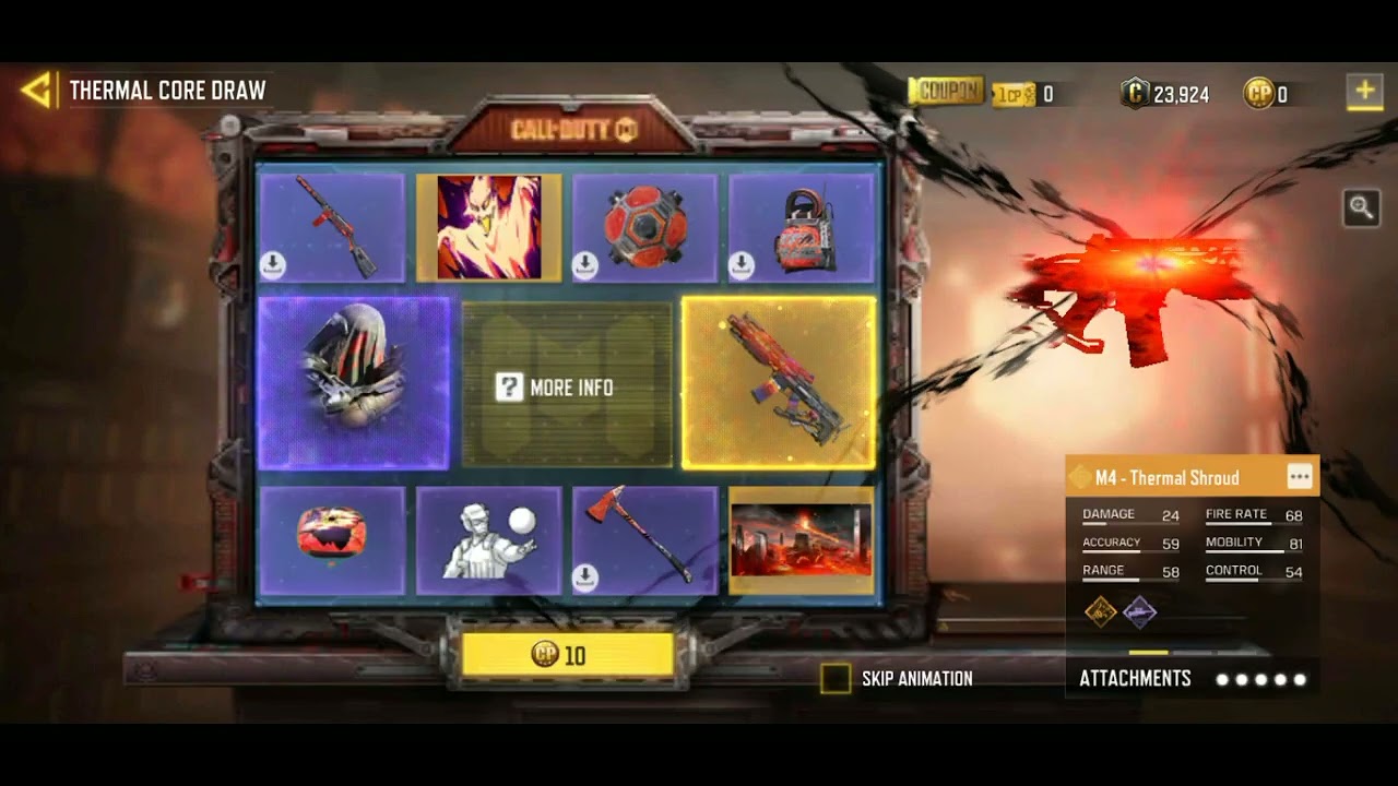 THERMAL CORE DRAW CODM - YouTube