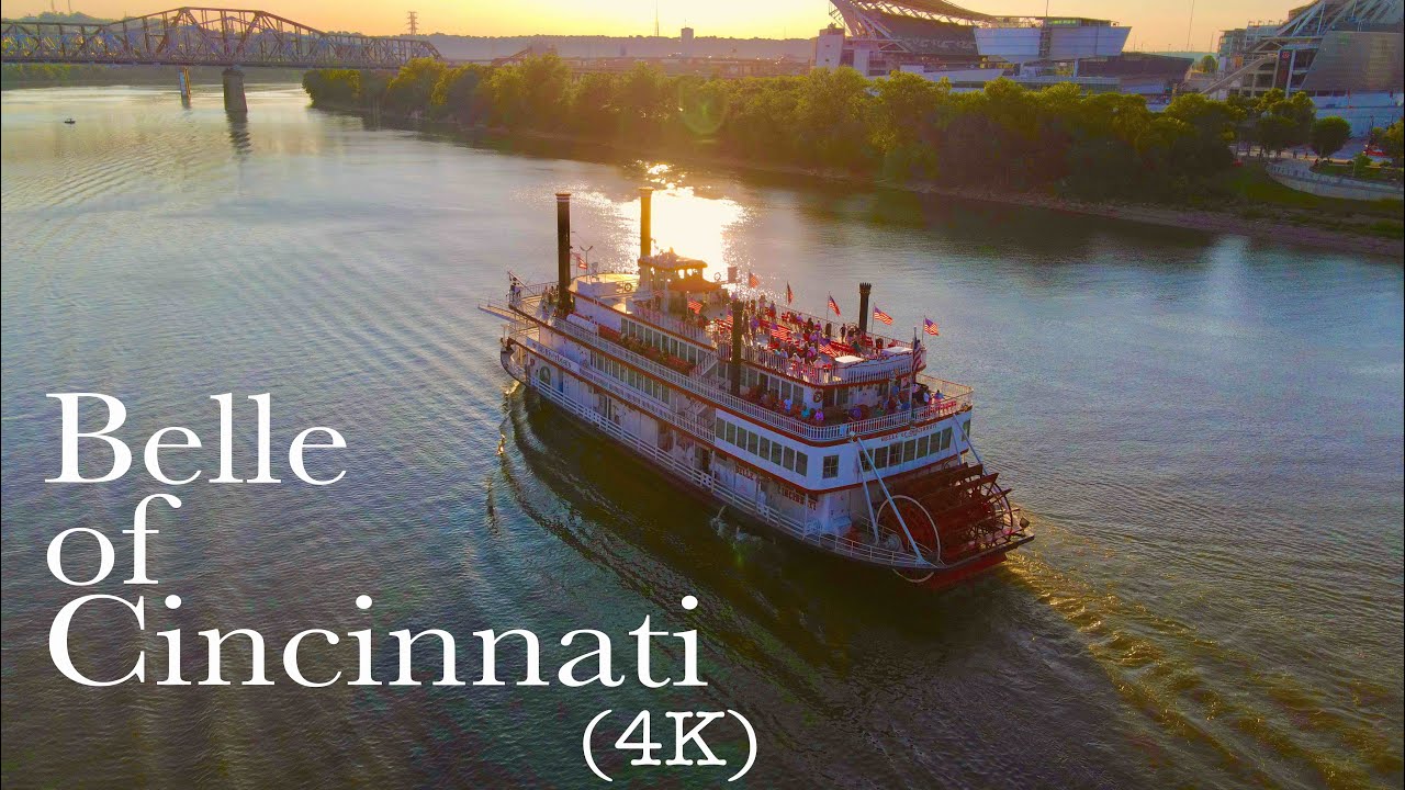 Belle of Cincinnati Riverboat (4K) Ohio River