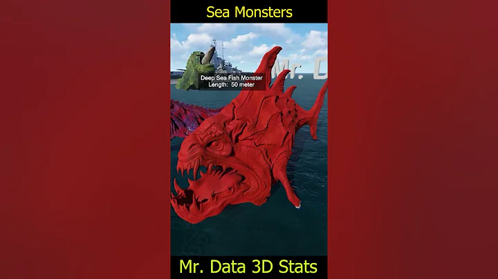 3D Sea Monsters Size Comparison 2024 || El Gran Maja vs Bloop Vs Megalodon