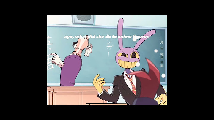 #theamazingdigitalcircus jax meme what did gangle do to them anime figures