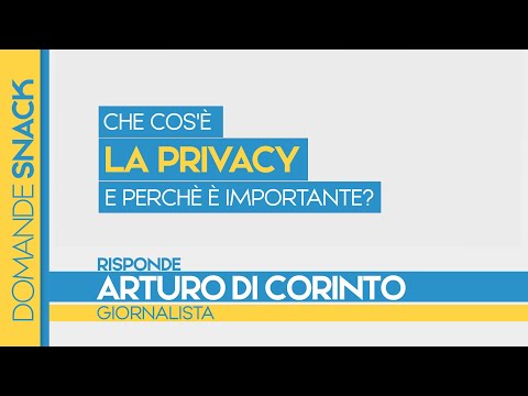 Video: Che cos'è la privacy e la sicurezza su Internet?