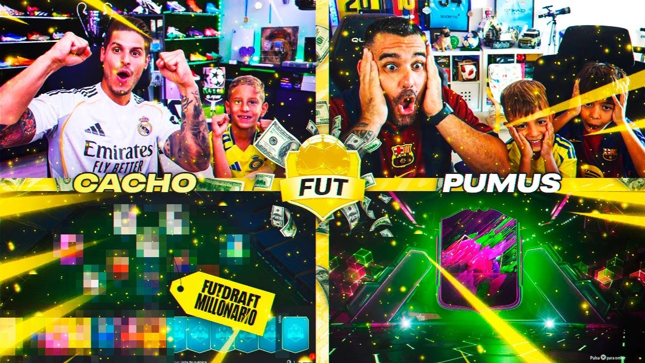 BATALLA DE HIJOS!! EL PRIMER FUT DRAFT MILLONARIO DE HECTOR VS THIAGO!! | FC 25