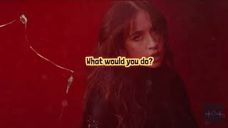 Tate McRae - what would you do (Clean - Lyrics)
