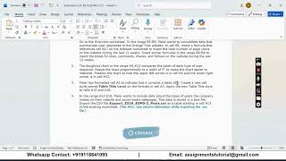 Shelly Cashman Excel 2019 | Module 5: End of Module Project 2 Orange Tree Labs
