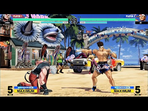 Omega Rugal vs Joe Higashi (Hardest AI) - KOF XV