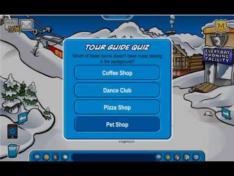 new club penguin tour guide answers