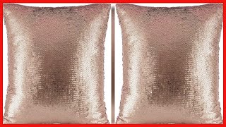 Add Sparkle And Fun With The Reversible Sequin Pillow Cover