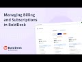 Managing Billing and Subscriptions in BoldDesk