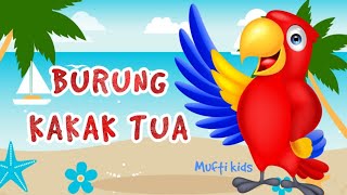 burung kakak tua - lagu anak indonesia | animasi kartun hewan lucu kakatua populer anak-anak balita