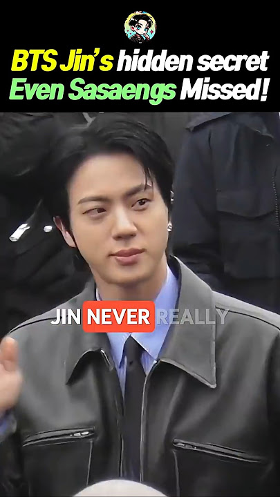 BTS Jin’s Hidden Secret Even Sasaengs Missed #kpop