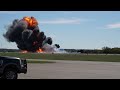 Bell p63 kingcobra collides with boeing b17 flying fortress at wings over dallas airshow