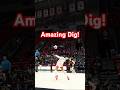 Amazing Libero Dig! 🚀💥 Takes a Rocket to the Chest &amp; Still Saves the Point! 🏐🔥