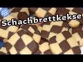 Plätzchen backen - Schachbrettkekse - Plätzchenrezepte - Kekse backen