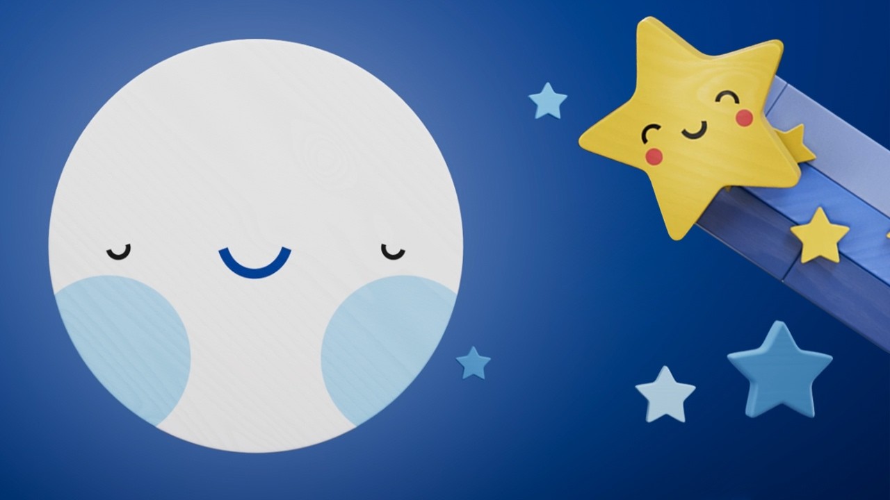 Twinkle Twinkle Little Star 🌟🌙 | Lullaby for Kids | Children's