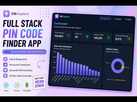 🚀 Build a Full Stack PIN Code Finder App (React + Node + MongoDB)