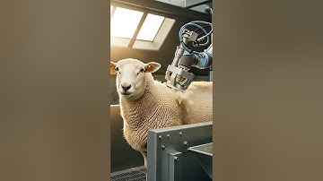Robotic precision unleashed! Automated wool #shorts #robotics #automation #mustwatch #futuretech