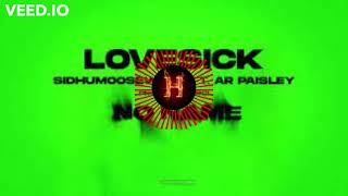 Love Sick Full Song AR Paisley Slowed And Reverb + Bass Boosted Tribute To Sidhu Moose Wala