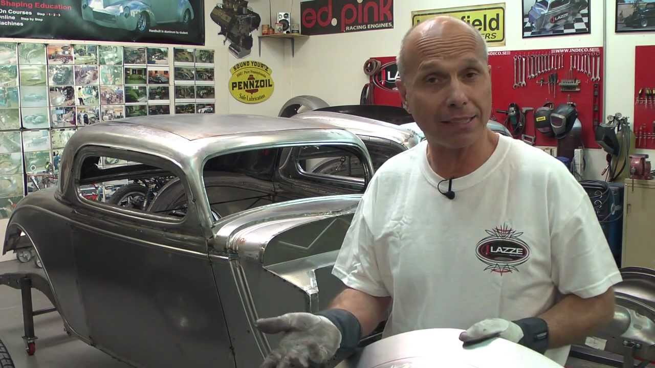 metal shaping with lazze metal fender flare with inner lip part 1 lazze metal works