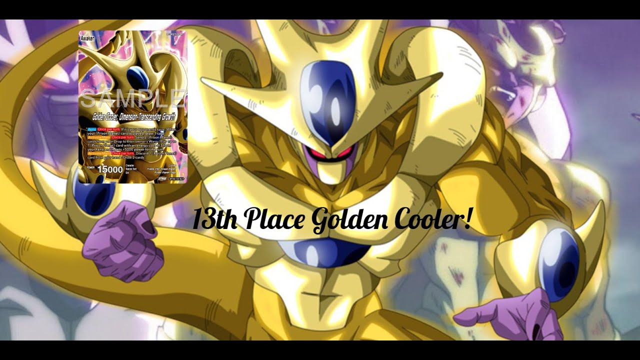 2024/2025 Dragon Ball Super Masters NA LCQs 13th Place Golden Cooler Deck Profile/Breakdown