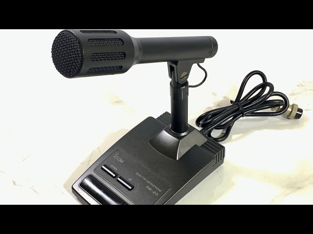 ICOM SM-20 デスクトップマイクロフォン ✨iCom SM-20 Desktop Microphone✨ - YouTube