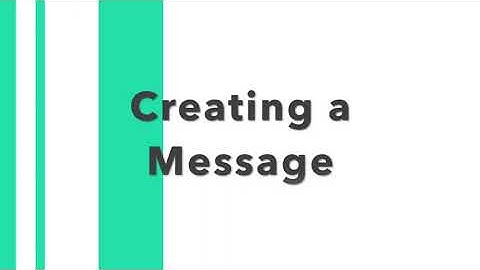 How do I create a message in Actimo?