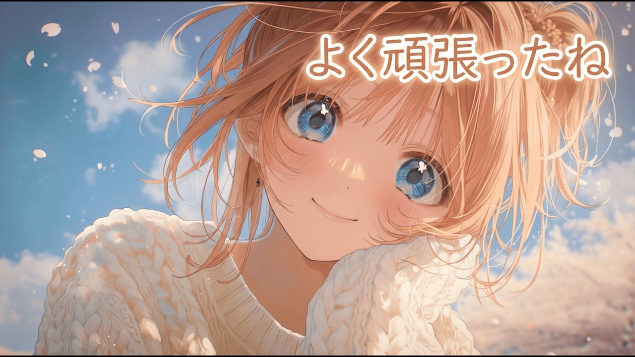 【作業用BGM】「よく頑張ったね」って誰かに言われたいキミへ。張り詰めた心が 