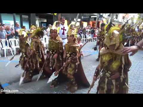 Desfile Infantil Moros y Cristianos Dénia 2018: Filà Templaris
