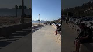 Walking Along Santa Monica Beachfront