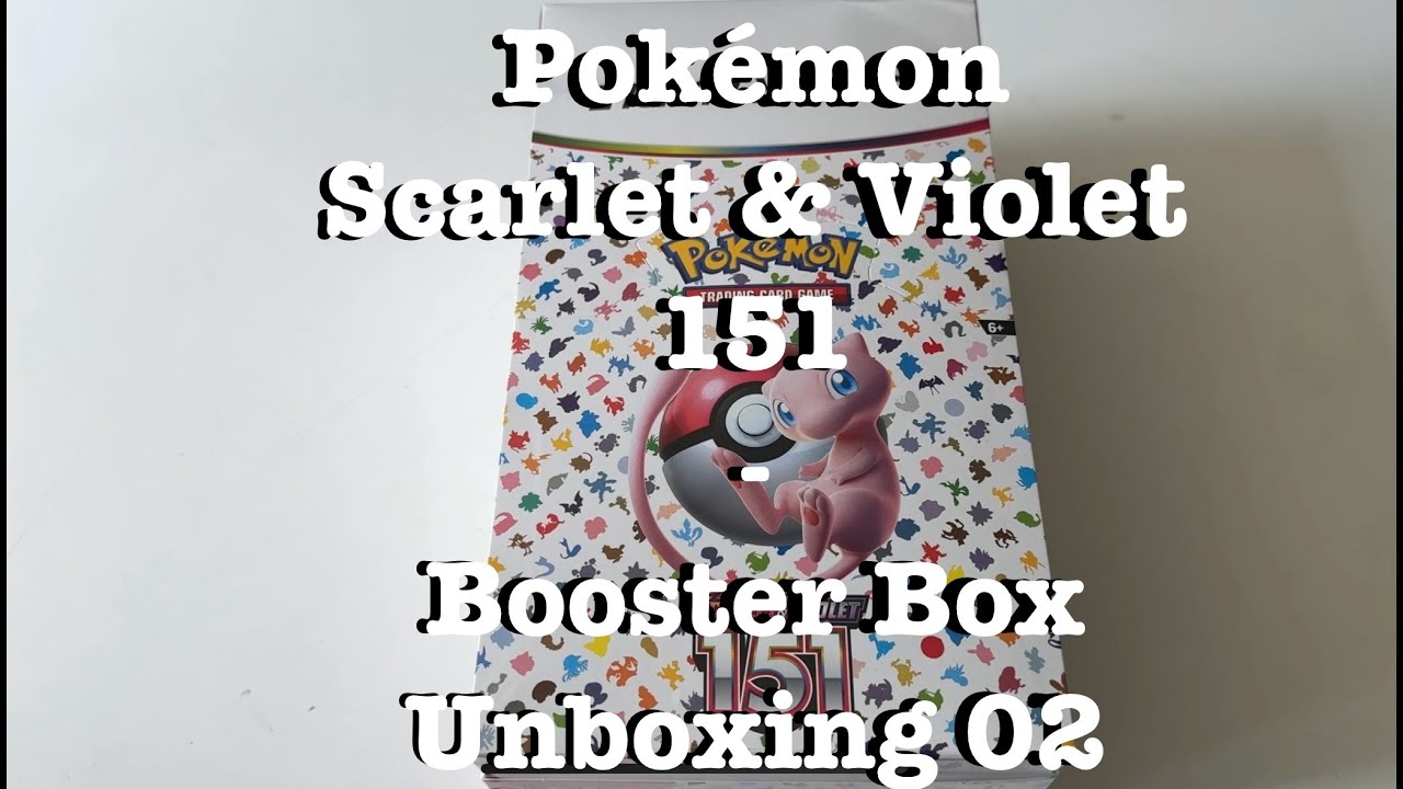Pokemon Scarlet Violet 151 Booster Box Unboxing 02 YouTube pokemon-scarlet-violet-151-booster-box-unboxing-02-youtube