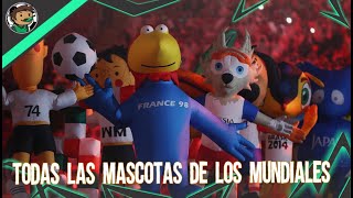 Estas son Todas Las Mascotas de Todos Los Mundiales del Futbol desde 1966