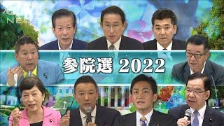 「子育て政策」各党のアピール点　参院選は後半戦へ(2022年7月2日)