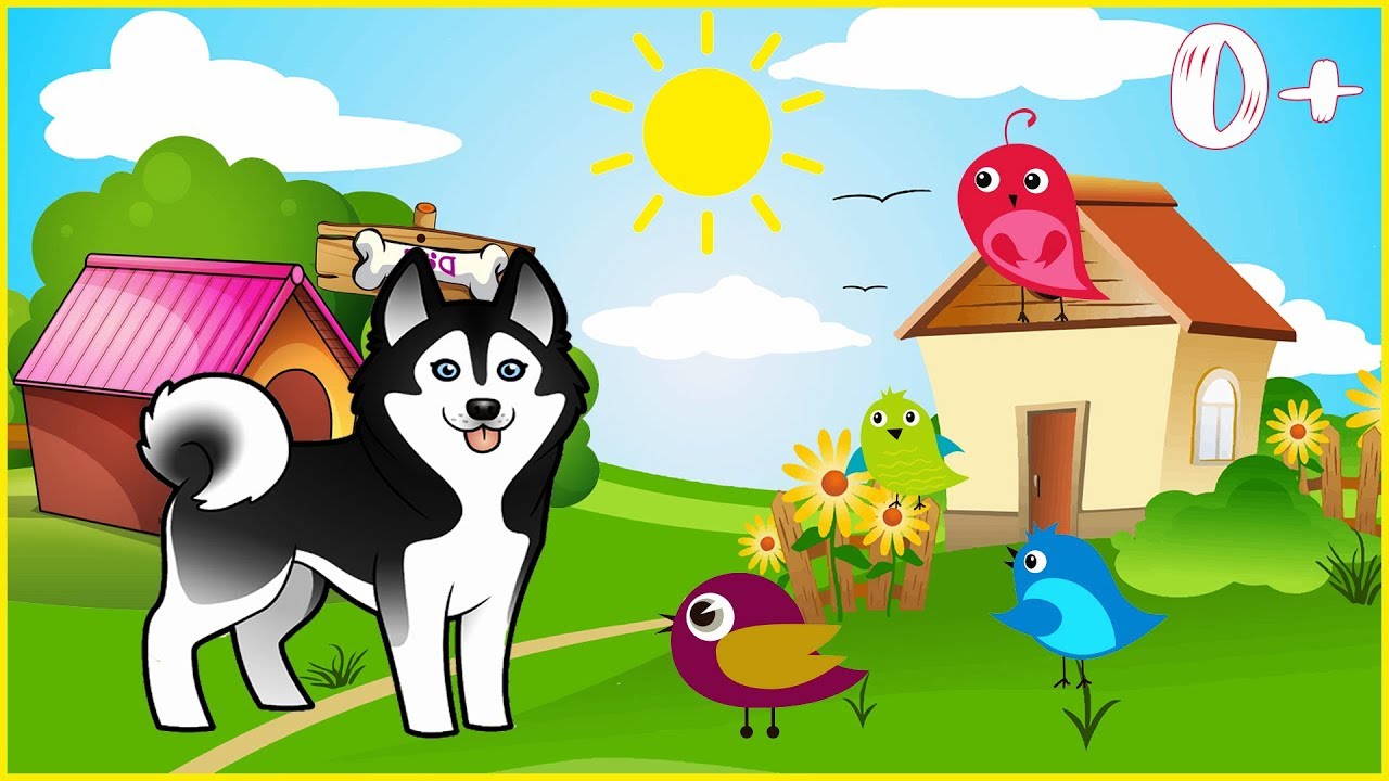 Видео собачка песня. Пес Барбос игра для детей. Игра Барбос и птички. Игра собака и птички.